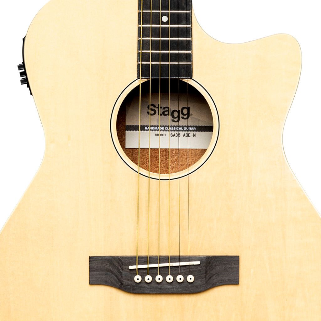 SA35ACE NAT - Cutaway acoustic-electric auditorium guitar, natural colour