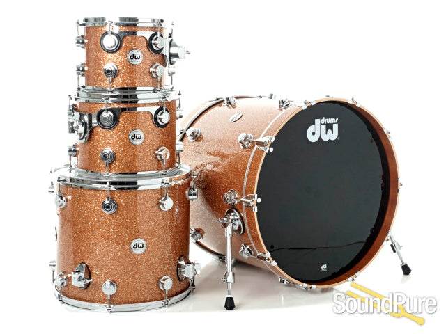 DW - Collectors Series - Drum Shell Pack (4Pcs) w/o Kick Drum Champagne Glass FinishPly