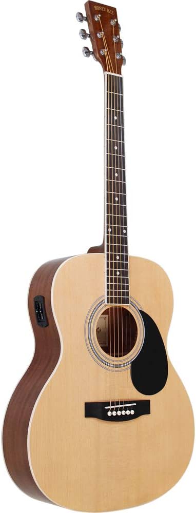 SA20ACE NAT - Auditorium cutaway acoustic-electric guitar with basswood top