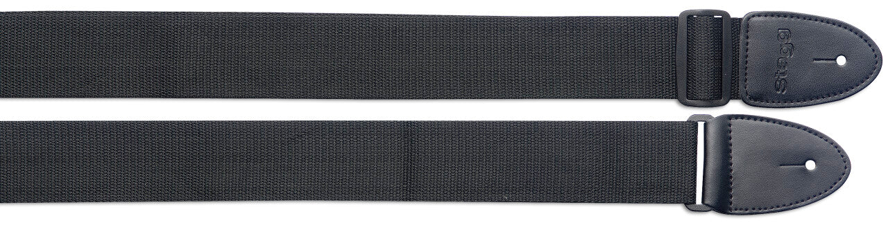 SN5 BLK - NYLON GUITAR STRAP/2"/BLACK