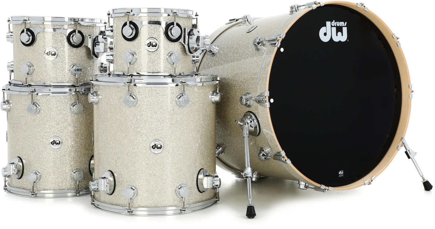 DW - Collectors Series - Drum Shell Pack (4Pcs) w/o Kick Drum Broken Glass FinishPly