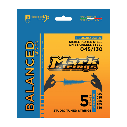 Markbass BALANCED 045 065 085 105 130 - Bass Guitar Strings