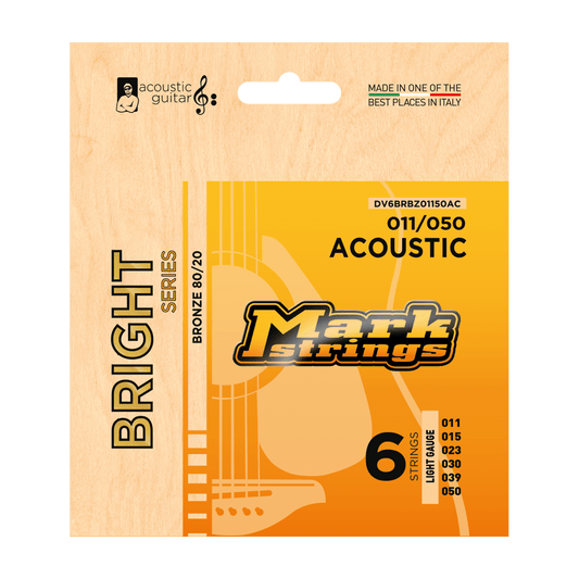 Markbass BRIGHT - 011 015 023 030 039 050 - Acoustic Guitar Strings