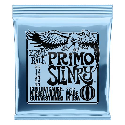 P02212 - PRIMO SLINKY NICKEL WOUND ELECTRIC GUITAR STRINGS 9.5-44 GAUGE