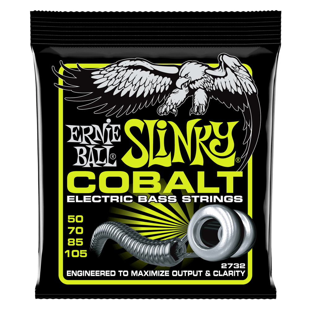 P02732 - REGULAR SLINKY COBALT ELECTRIC BASS STRINGS 50-105 GAUGE