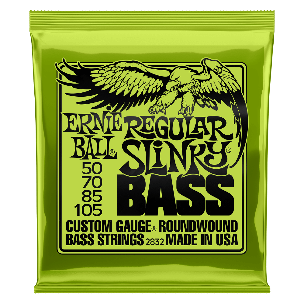 PO2832- REGULAR SLINKY NICKEL WOUND ELECTRIC BASS STRINGS 50-105 GAUGE