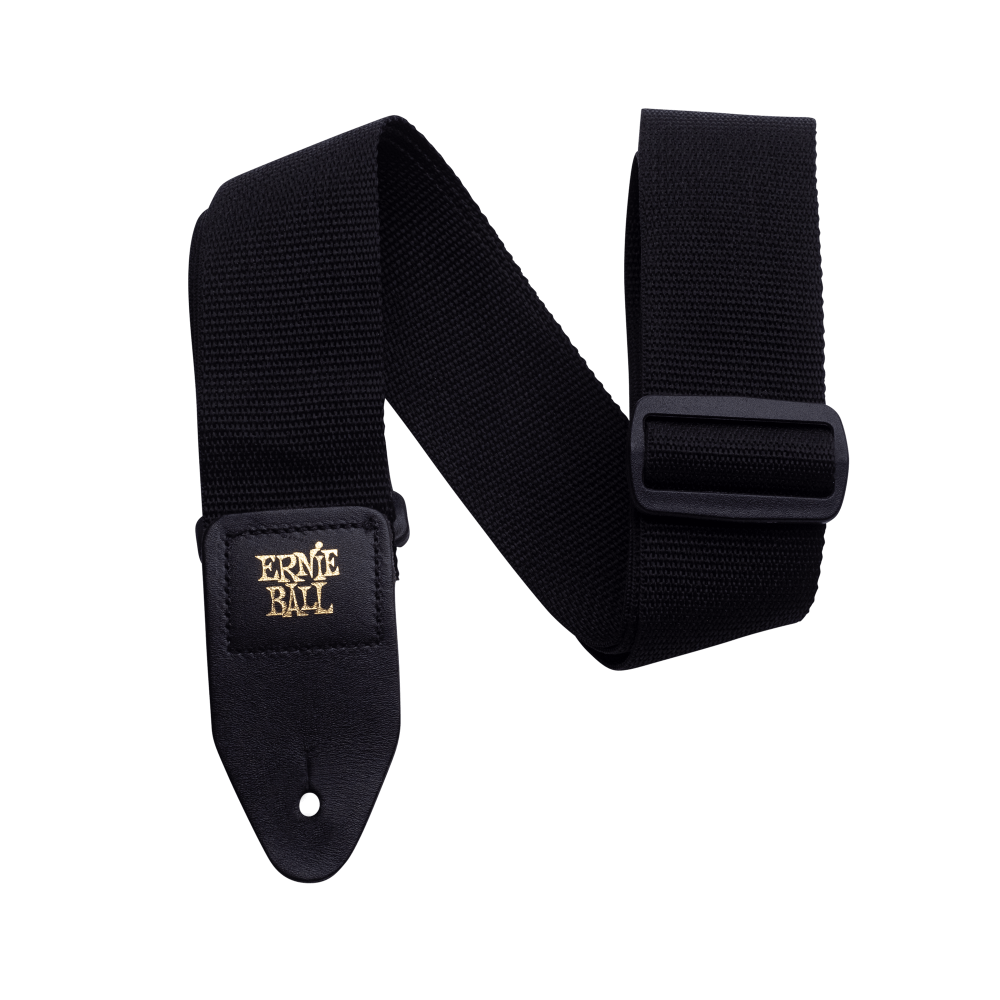 P04037 - POLYPRO GUITAR STRAP/BASS STRAP - BLACK