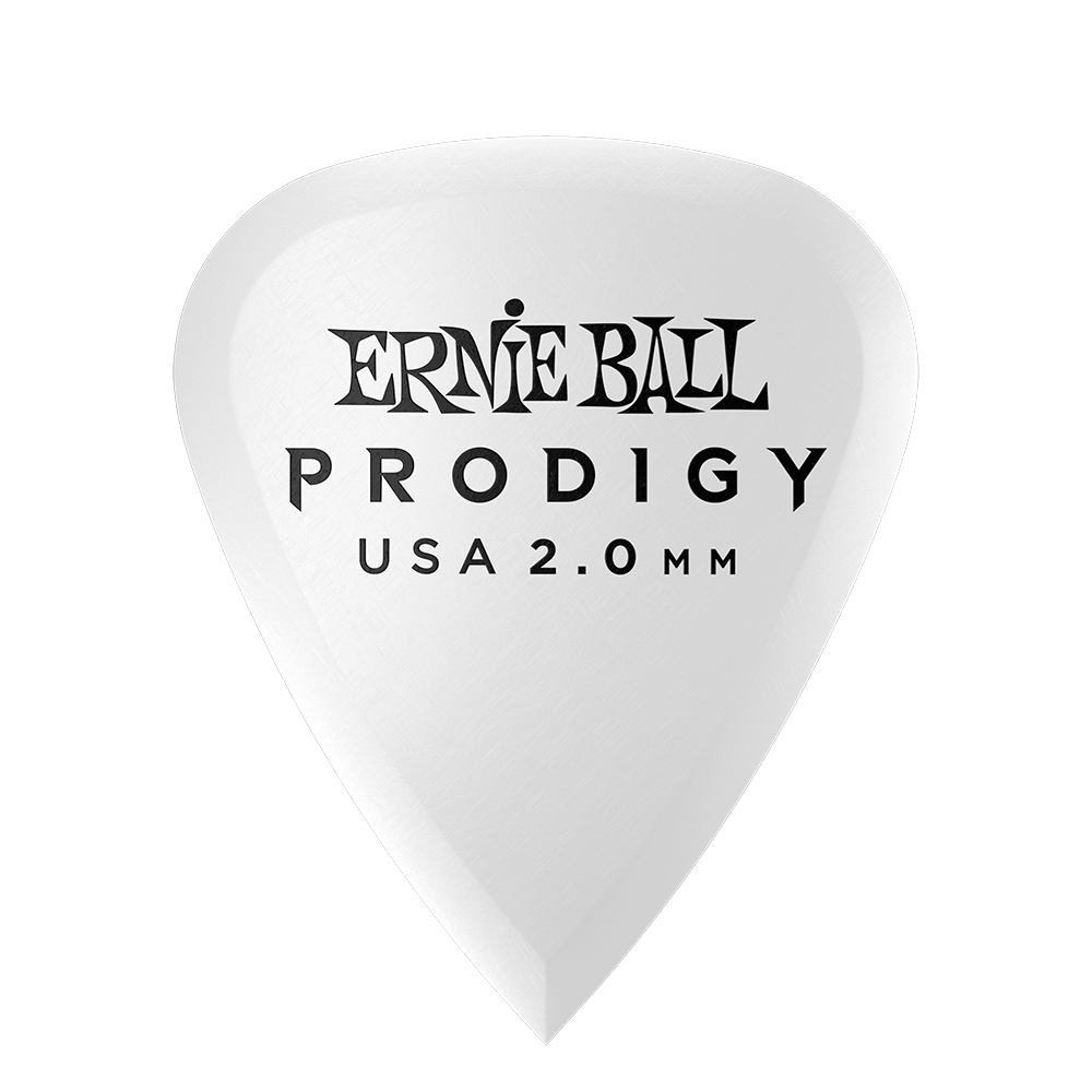 P09202 - PRODIGY GUITAR PICKS - STANDARD 2.0MM WHITE