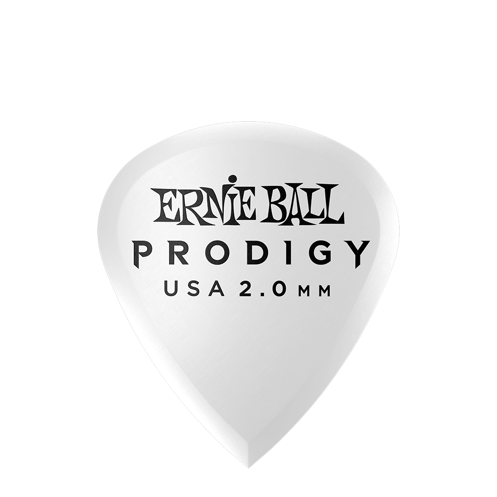 P09203 -     PRODIGY GUITAR PICKS - MINI 2.0MM WHITE