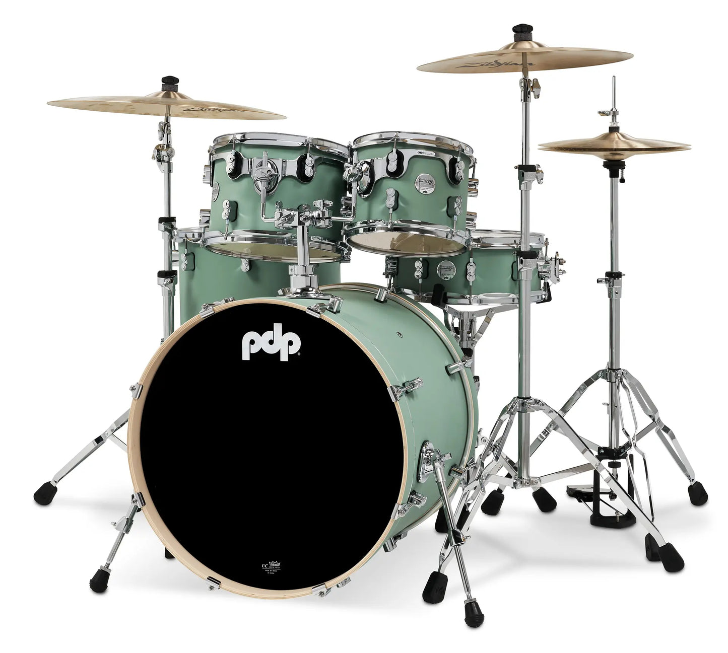 PDCM2215SF - Concept Maple Shell Pack, 5pc, 22" (Satin Seaform FinishPly)