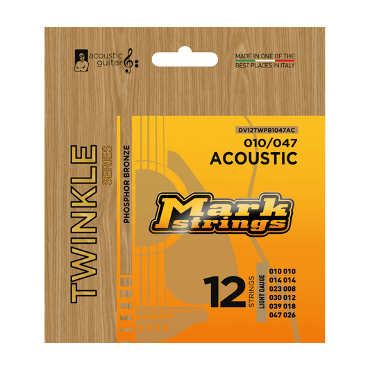 Markbass TWINKLE - 010 014 023 030 039 047 - Acoustic Guitar Strings