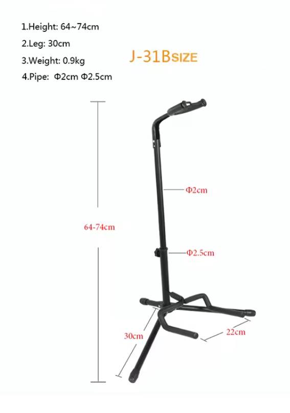 WA-J-31B Tripod Guitar Stand