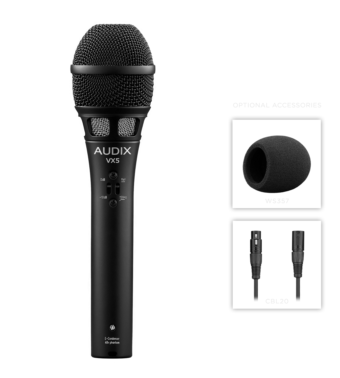 VX5 - PREMIUM ELECTRET CONDENSER VOCAL MICROPHONE