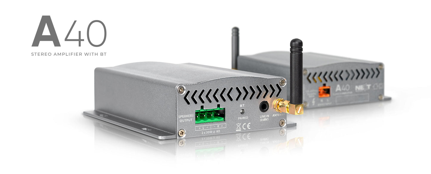 A40 - Stereo Amplifier with BT. 60W