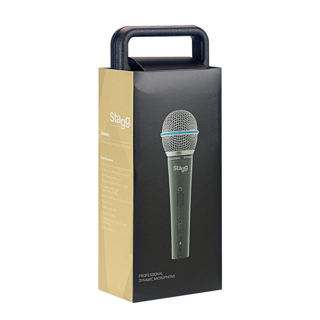 SDM60 - Professional cardioid dynamic microphone with cartridge DC164