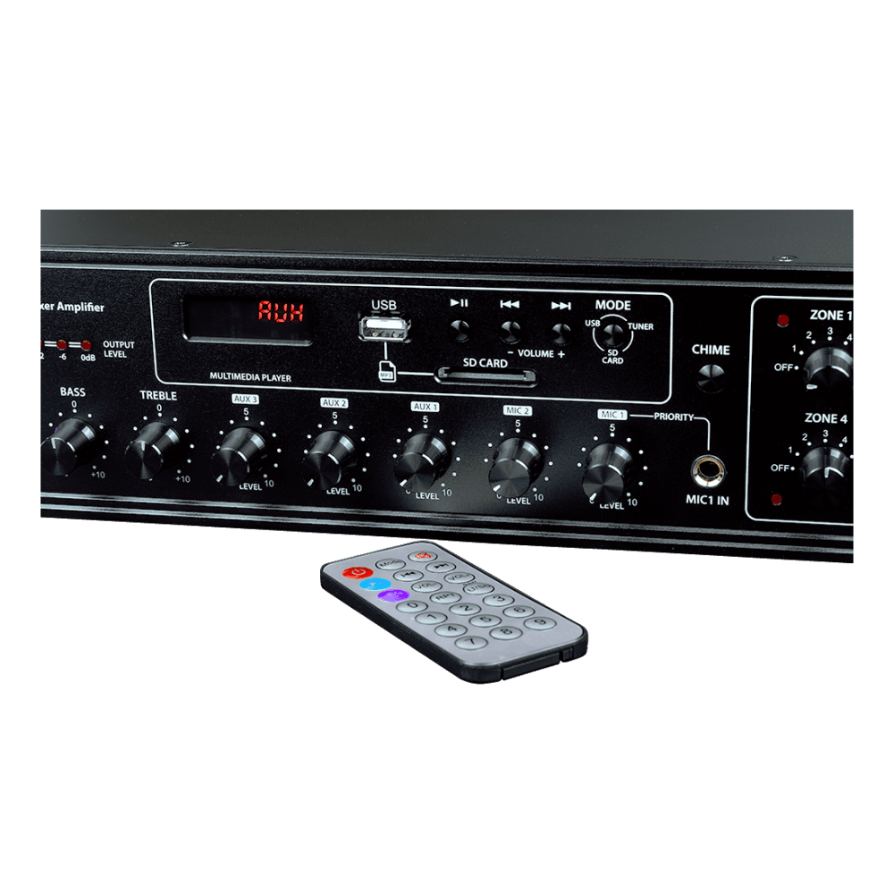 MX350 - 6 Zone Mixer Amplifier. 350W [100V|8Ω]