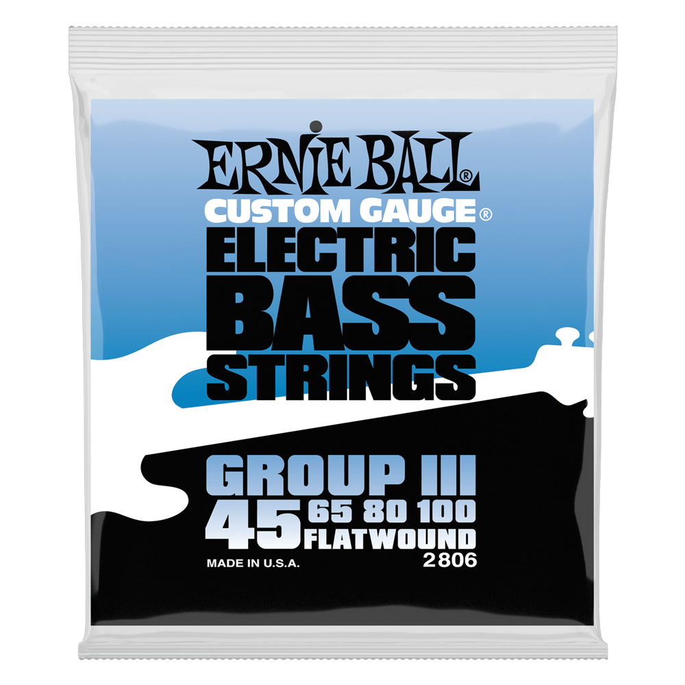 P02806 - FLATWOUND GROUP III ELECTRIC BASS STRINGS 45-100 GAUGE