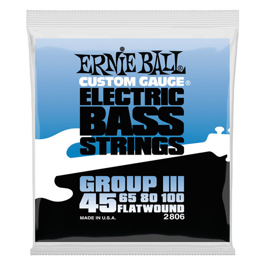 P02806 - FLATWOUND GROUP III ELECTRIC BASS STRINGS 45-100 GAUGE