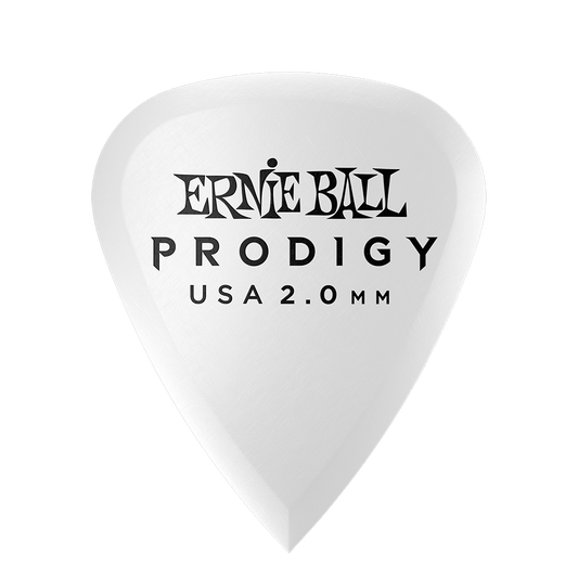 P09202 - PRODIGY GUITAR PICKS - STANDARD 2.0MM WHITE