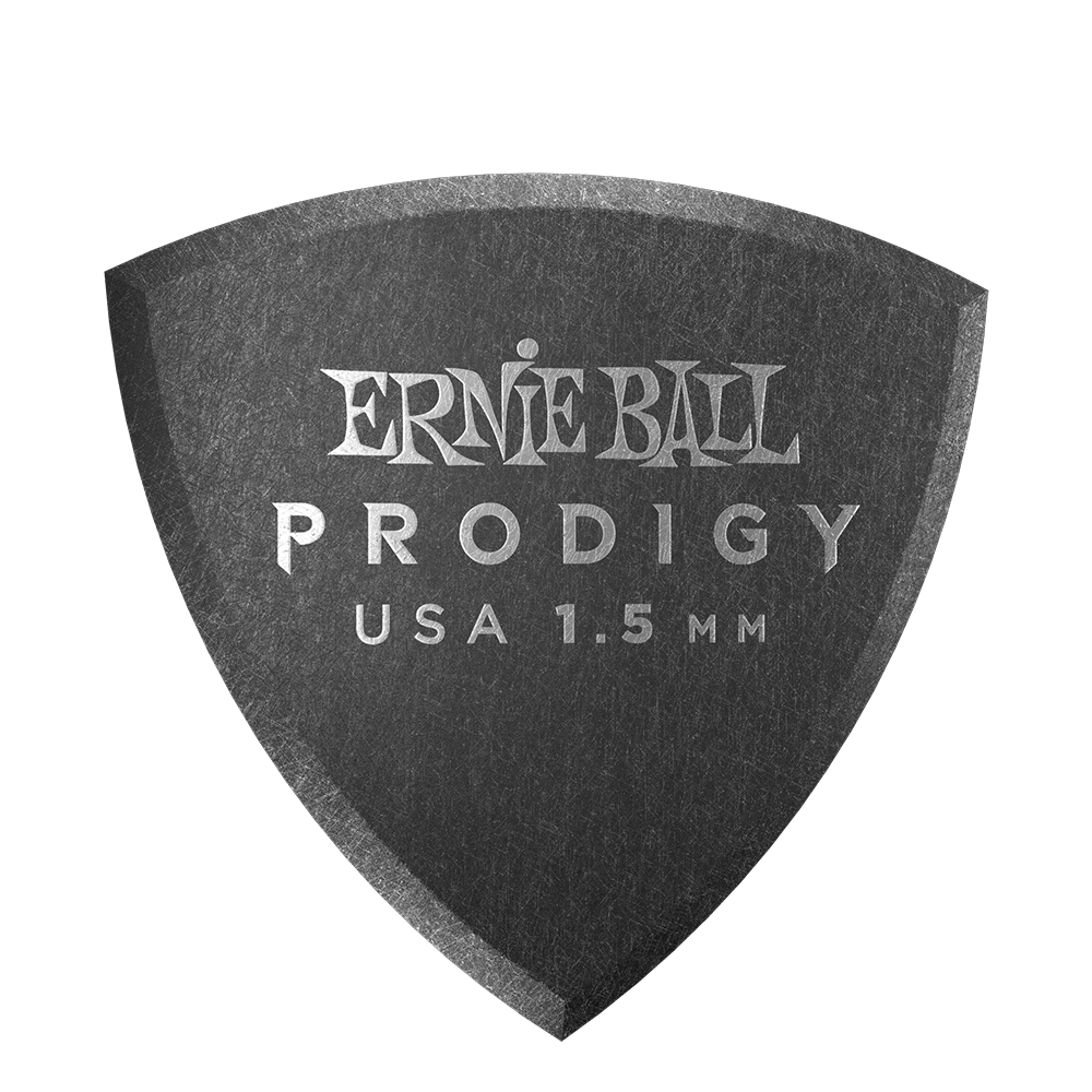 P09331 - PRODIGY GUITAR PICKS - SHIELD 1.5MM BLACK