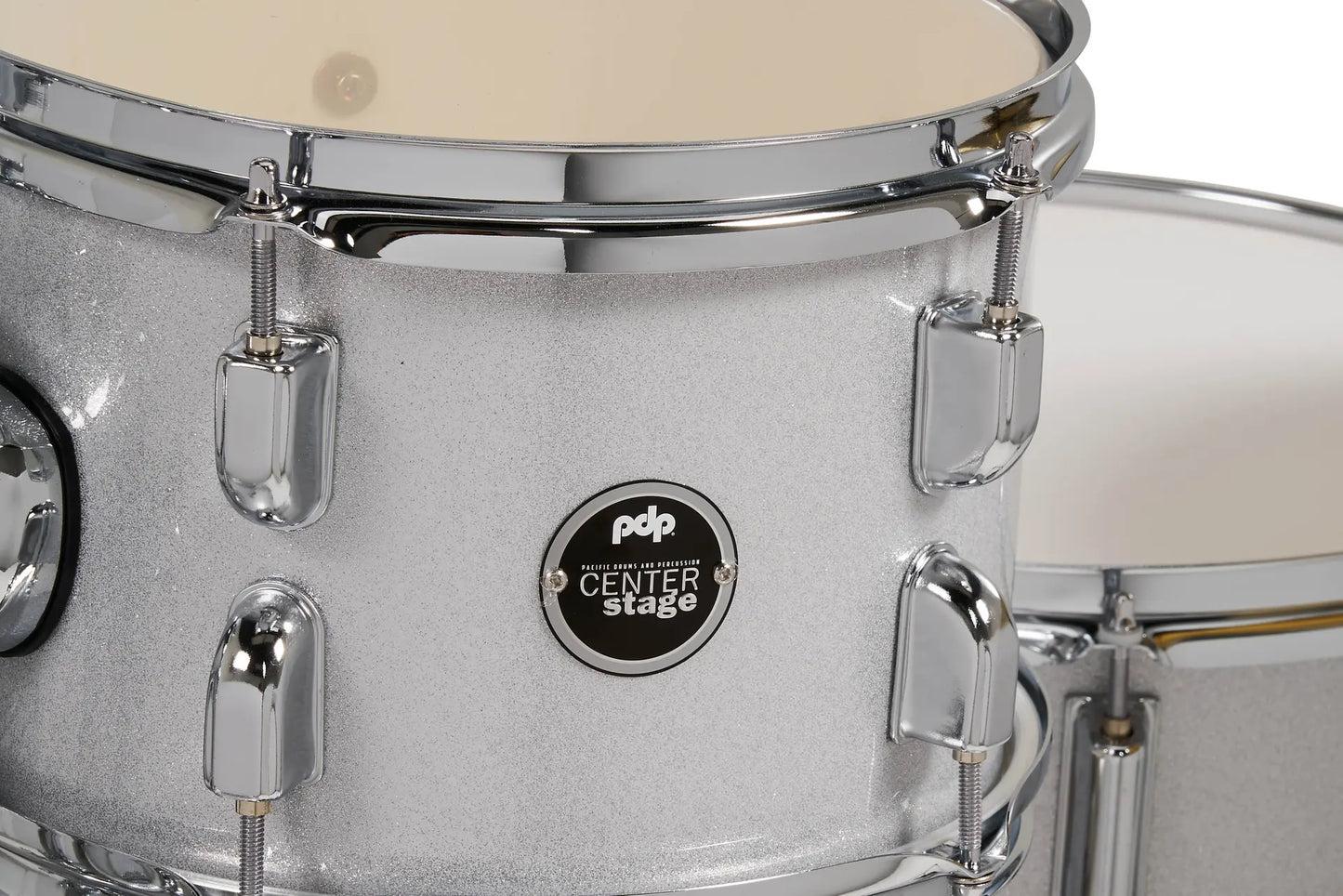 PDCE2215KTDW - PDP - CENTERstage Drum Set, 5pc, 22" (Diamond White Sparkle FinishPly)