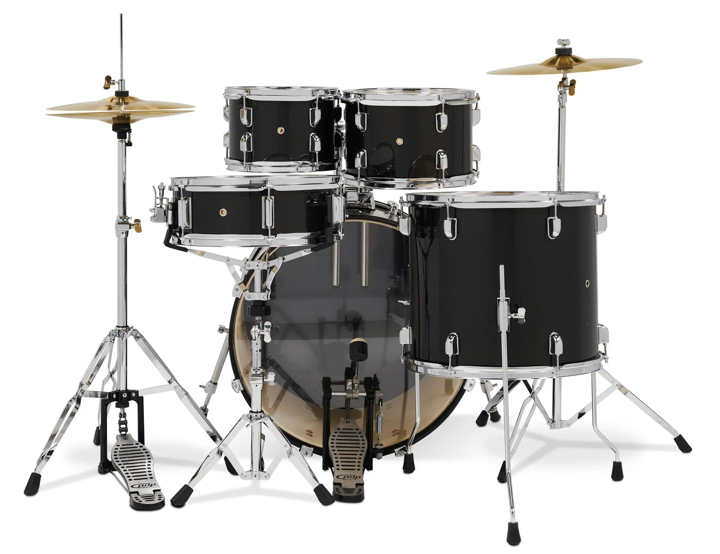 PDCE2215KTIB - PDP - CENTERstage Drum Set, 5pc, 22" (Iridescent Black Sparkle FinishPly)