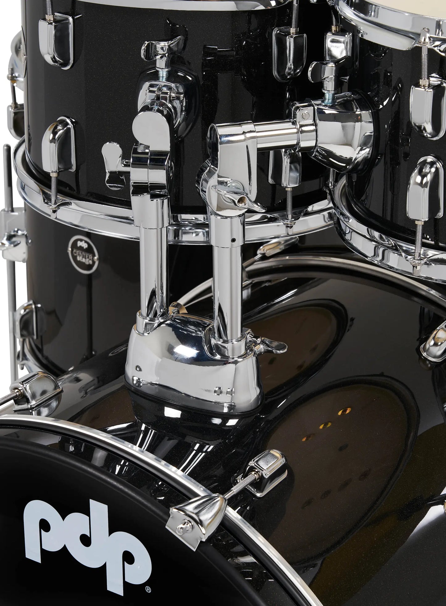 PDCE2215KTIB - PDP - CENTERstage Drum Set, 5pc, 22" (Iridescent Black Sparkle FinishPly)