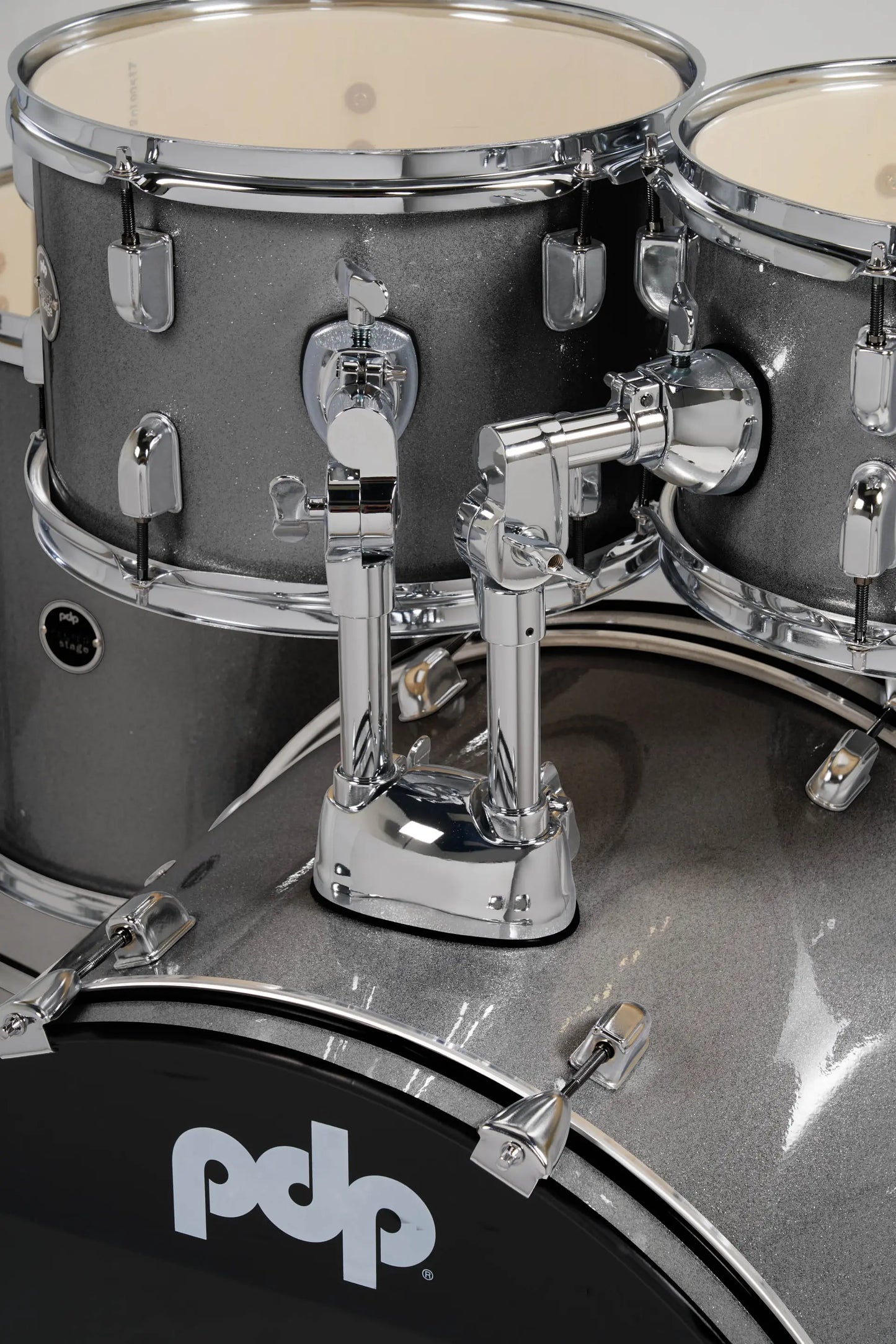 PDCE2215KTSS - PDP - CENTERstage Drum Set, 5pc, 22" (Sliver Sparkle FinishPly)