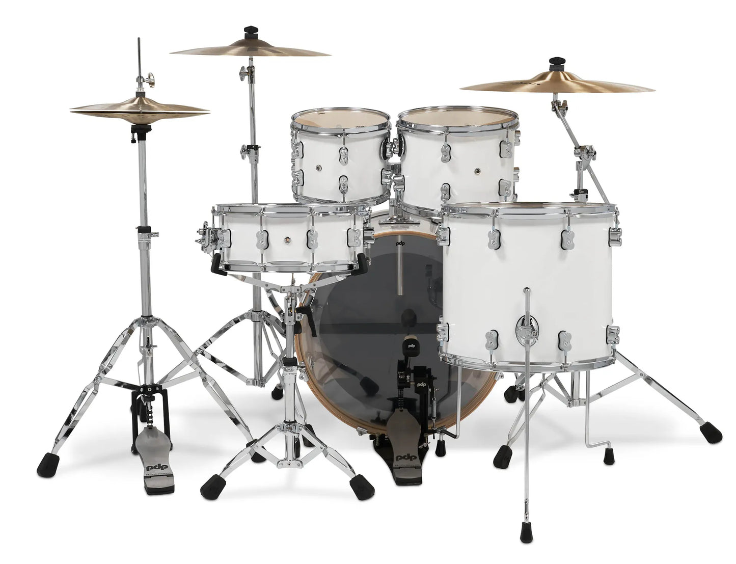 PDCM2215PW - Concept Maple Shell Pack, 5pc, 22" (Pearlescent White Lacquer)