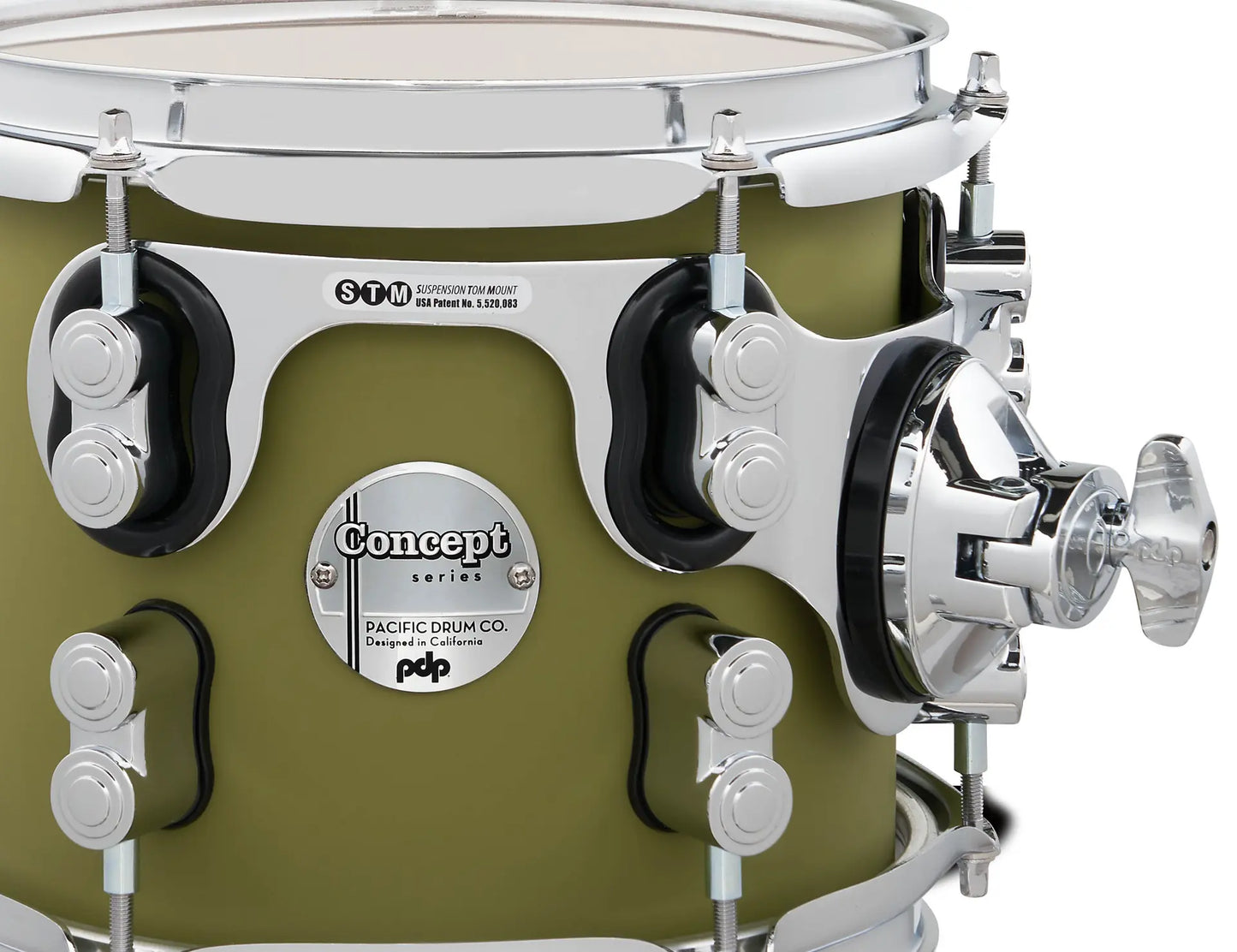 PDCM2215SO - Concept Maple Shell Pack, 5pc, 22" (Satin Olive FinishPly)