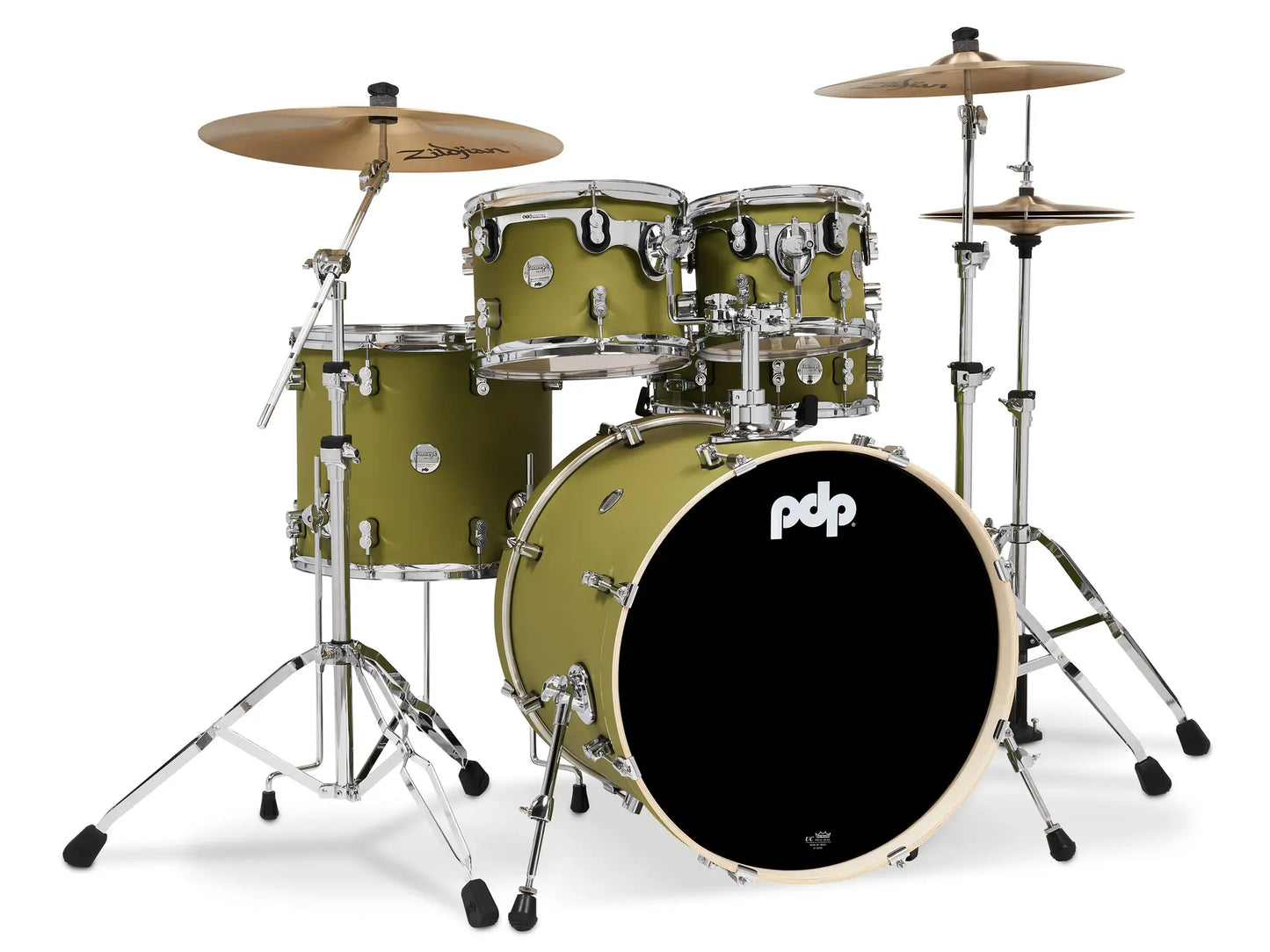 PDCM2215SO - Concept Maple Shell Pack, 5pc, 22" (Satin Olive FinishPly)