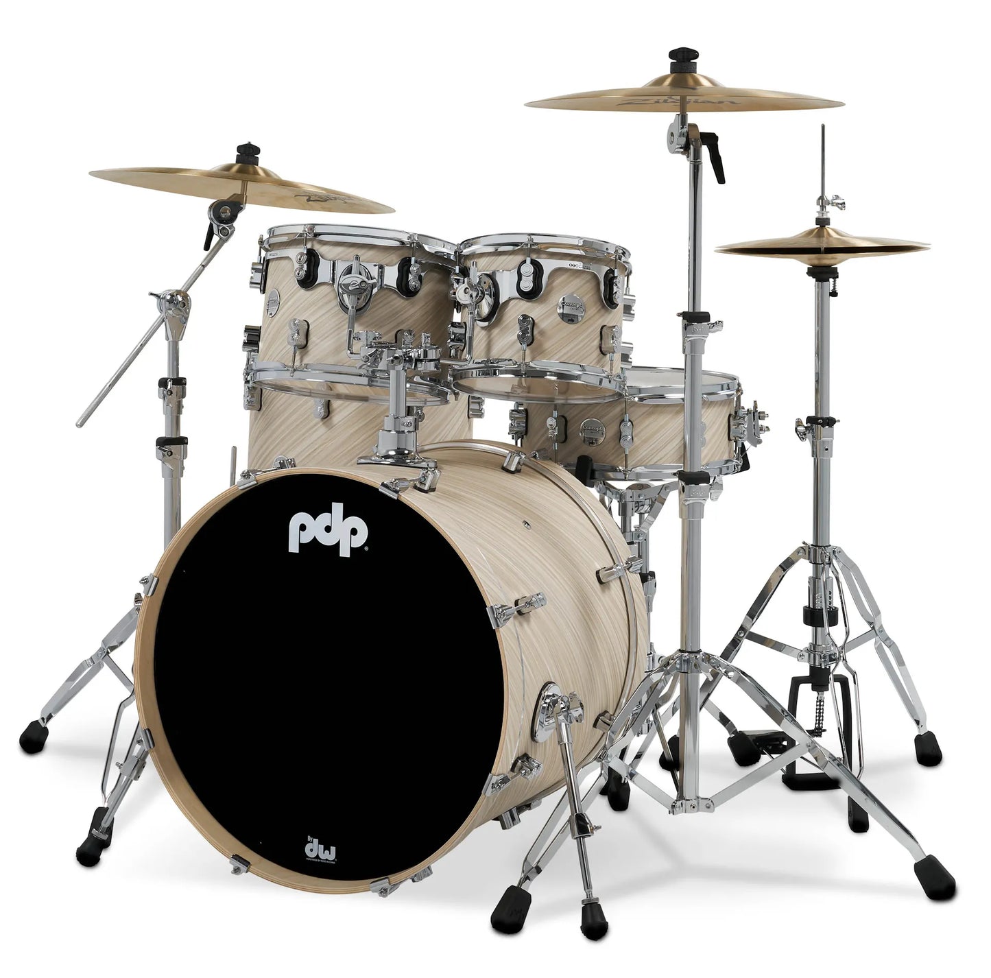 PDCM2215SCB - Concept Maple Shell Pack, 5pc, 22" (Charcoal Burst Lacquer)