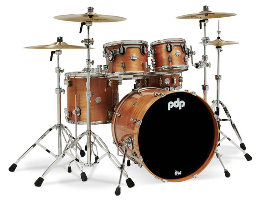 PDCMX2215HM - Concept Exotic Shell Pack, 5pc, 22" (Honey Mahogany Lacquer)