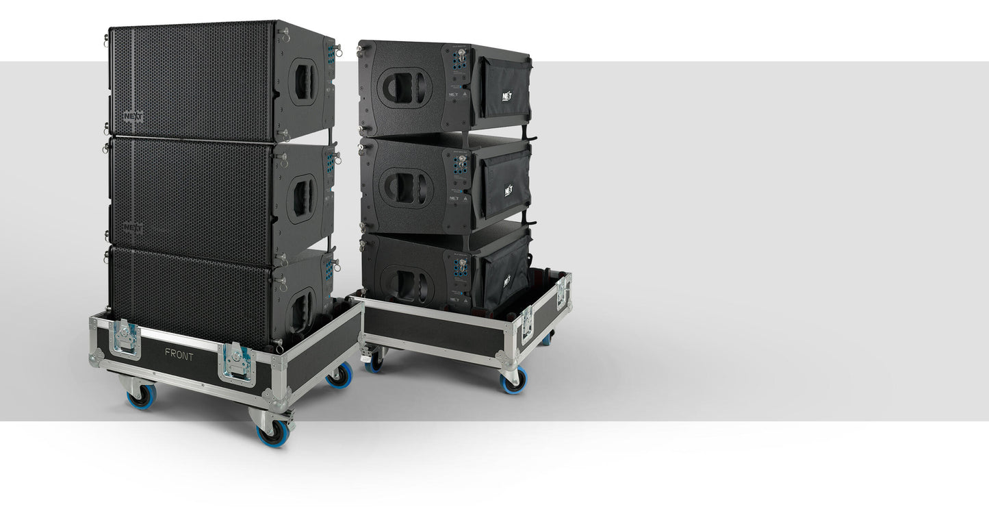 Next Pro Audio - LA Series - LA122A 2X2 Stacked Array System